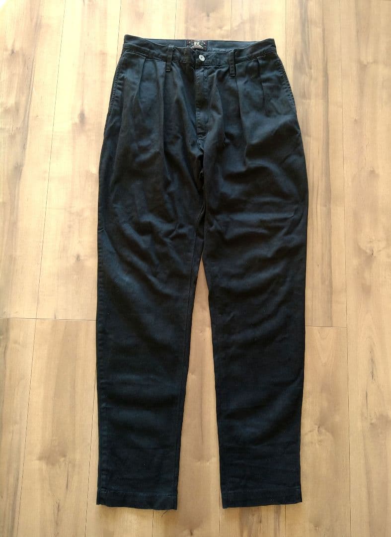 90s 初期RRL 三つ星タグ ツータックパンツ チノパン