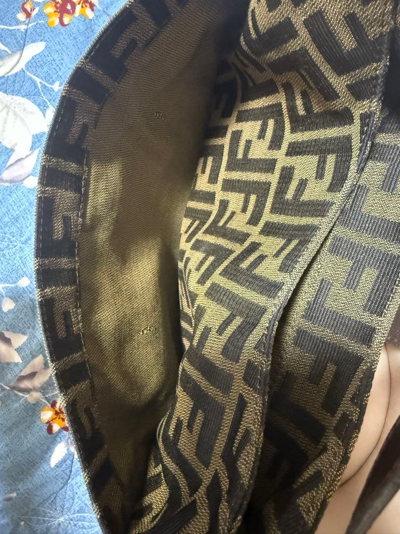 Fendi FFロゴバッグ オリーブグリーン