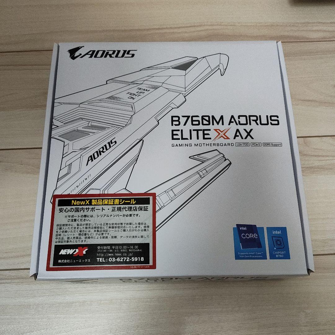 マザーボード GIGABYTE B760M AORUS ELITE X AX