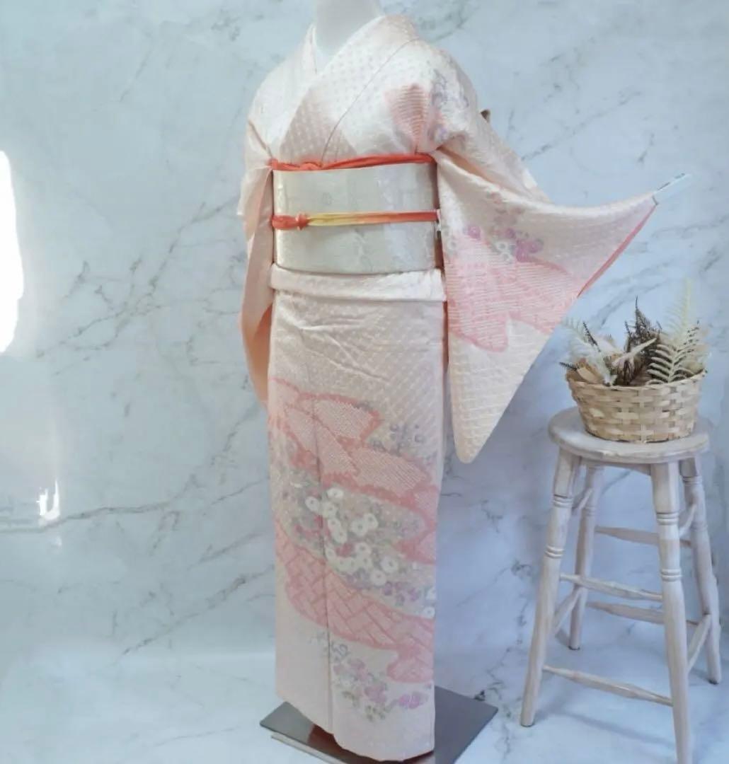 訪問着 フルセットa439Ｄ　七五三　入学式　お宮参り　結婚式　絞り