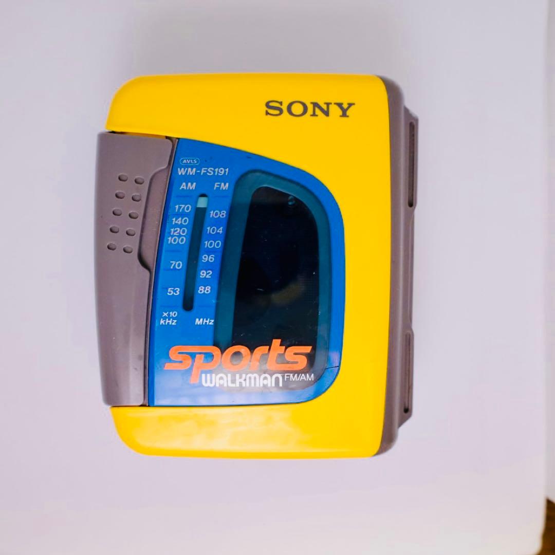 フ*ン様 (美品)ソニーカセットウォークマンsonysports WM-FS19