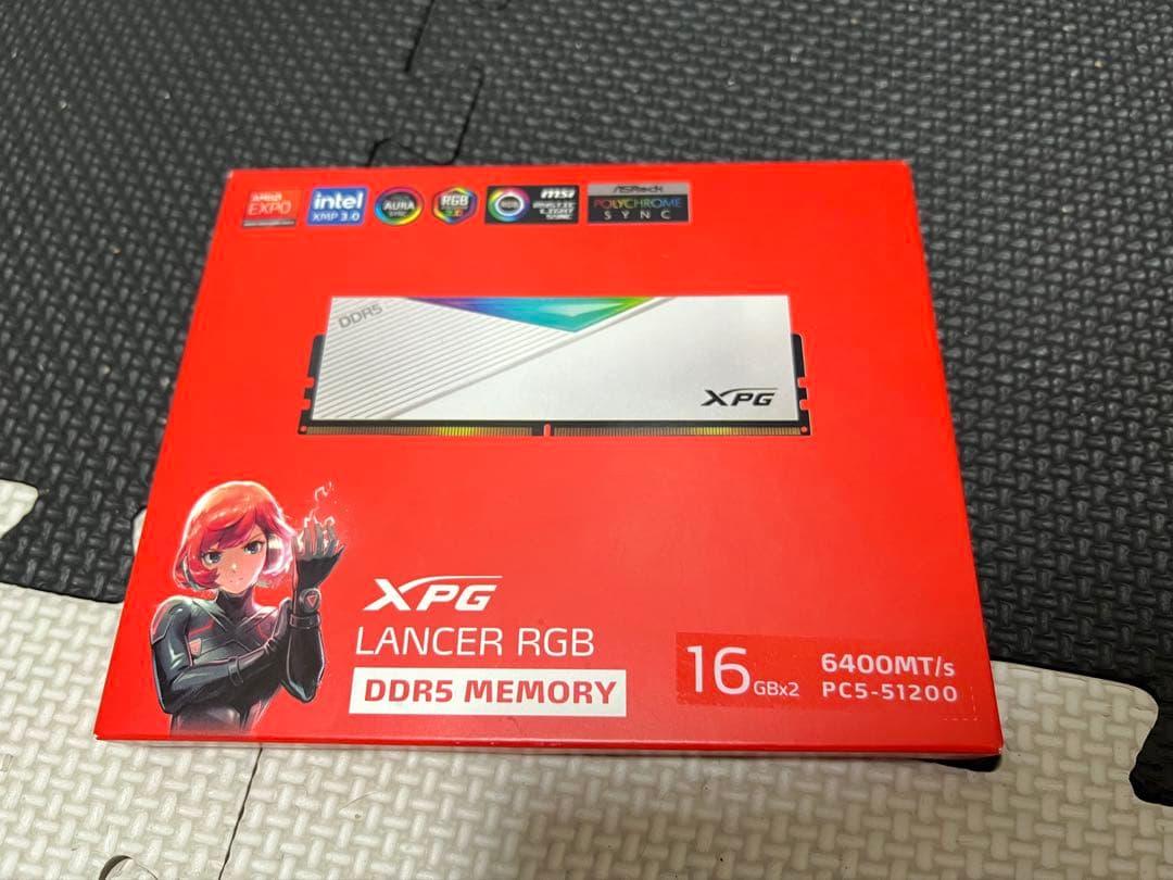 メモリー XPG LANCER RGB 32GB DDR5 6400MT/s