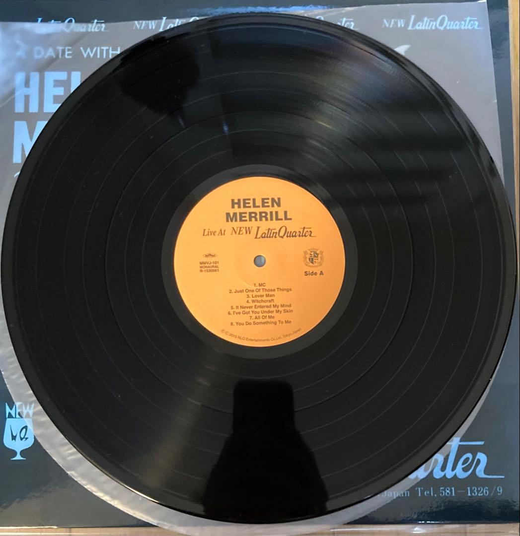 稀少ライブ東京ヘレンメリルHELEN MERRILLラテンクォーターレコード