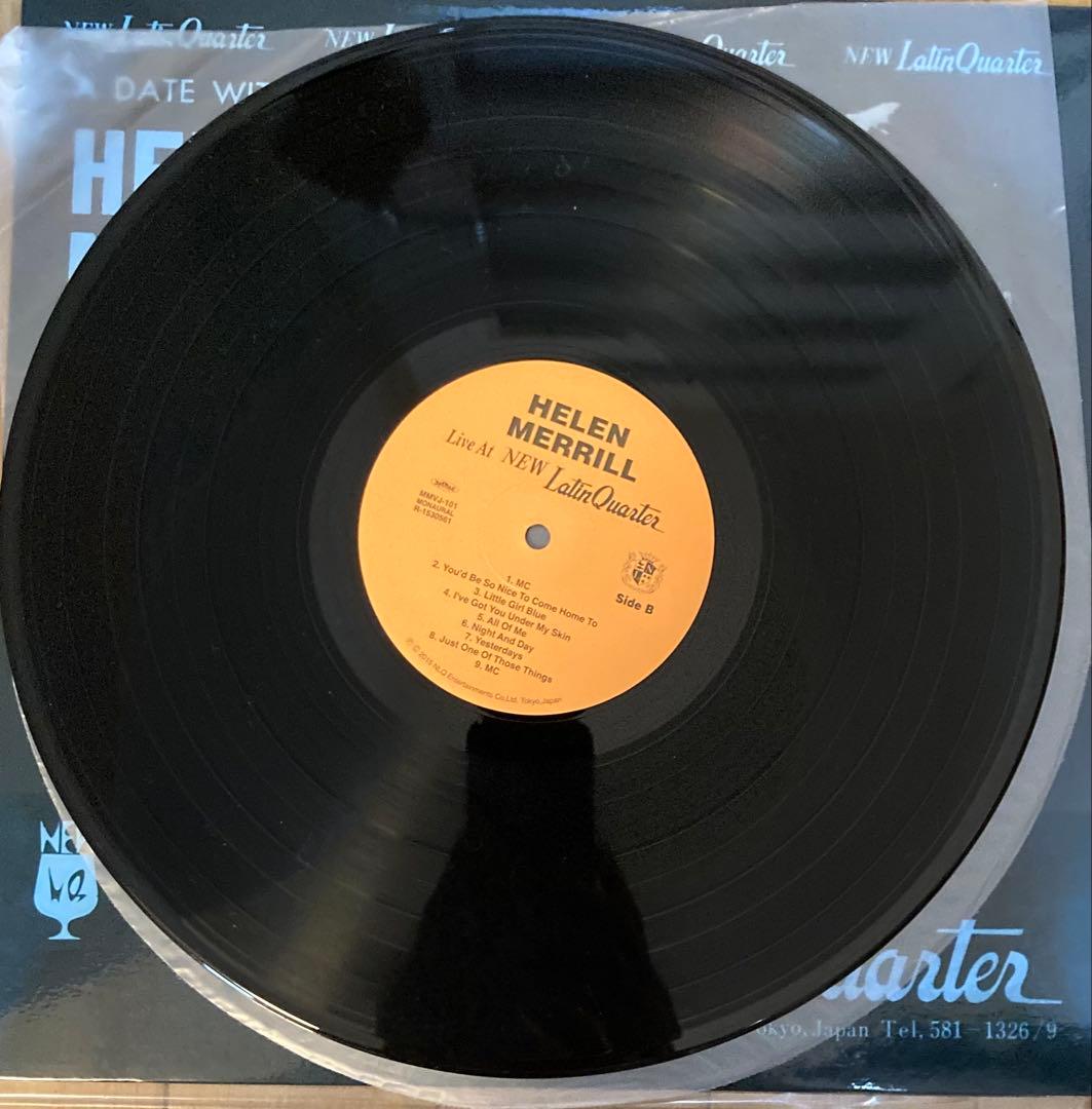 稀少ライブ東京ヘレンメリルHELEN MERRILLラテンクォーターレコード