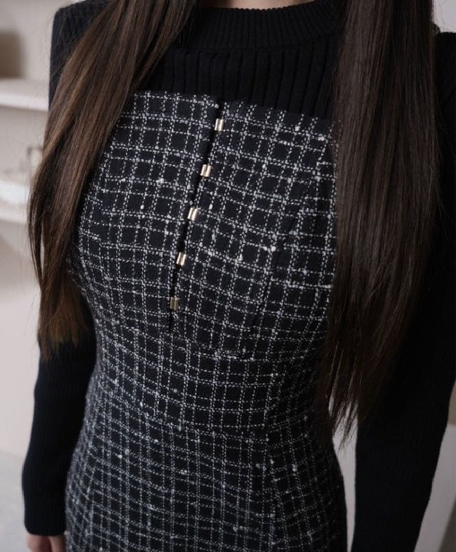 【美品】LIP SERVICE マーメイドジャンスカワンピース