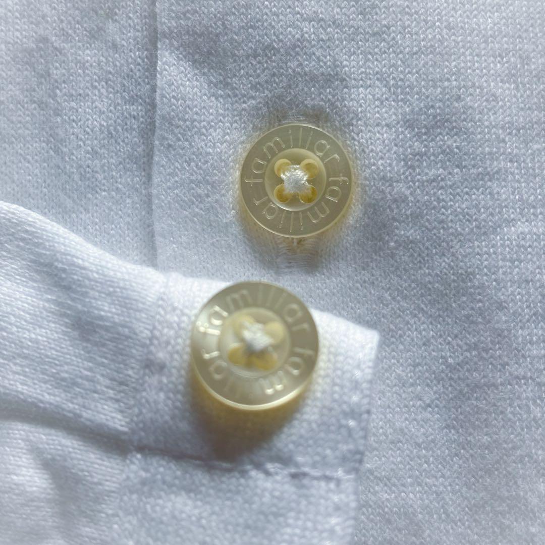 美品 familiar フォ－マルセット シャツ 120 ベスト パンツ 110