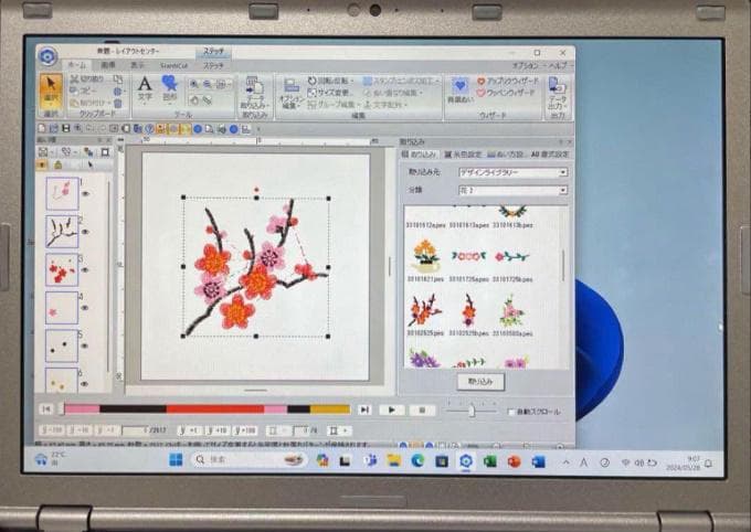 SV9 メモリ16G 刺しゅう用ノートパソコン ブラザー ジャノメ JUKI2