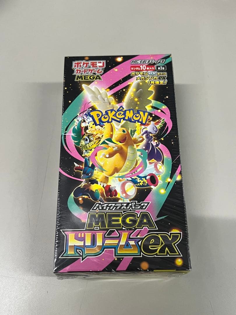 ポケモンカード メガドリームex box シュリンク付き