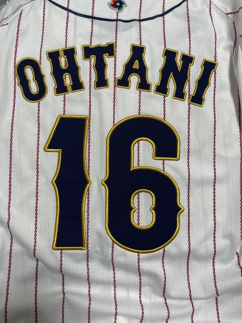 最安値　大谷翔平 WBC 2023 レプリカユニフォーム 刺繍 ホーム Mサイズ