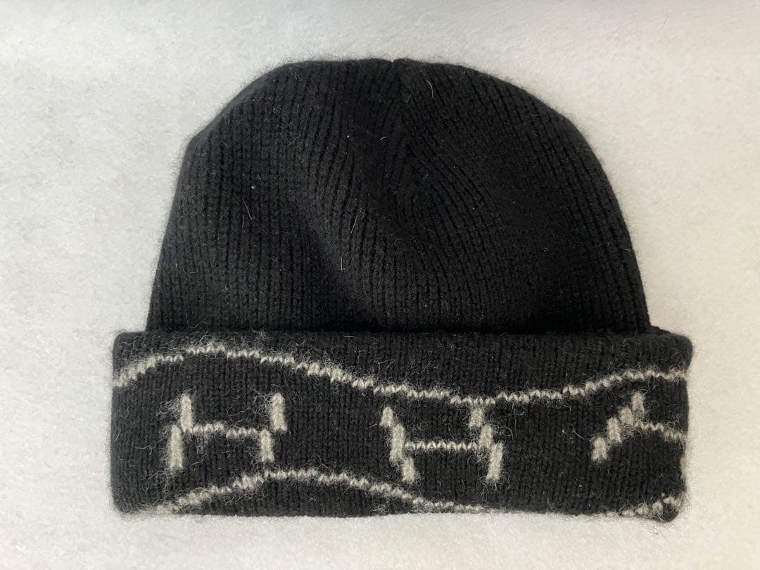 エルメス HERMES Hロゴ マルジェラ期 帽子 ニットキャップ カシミヤ