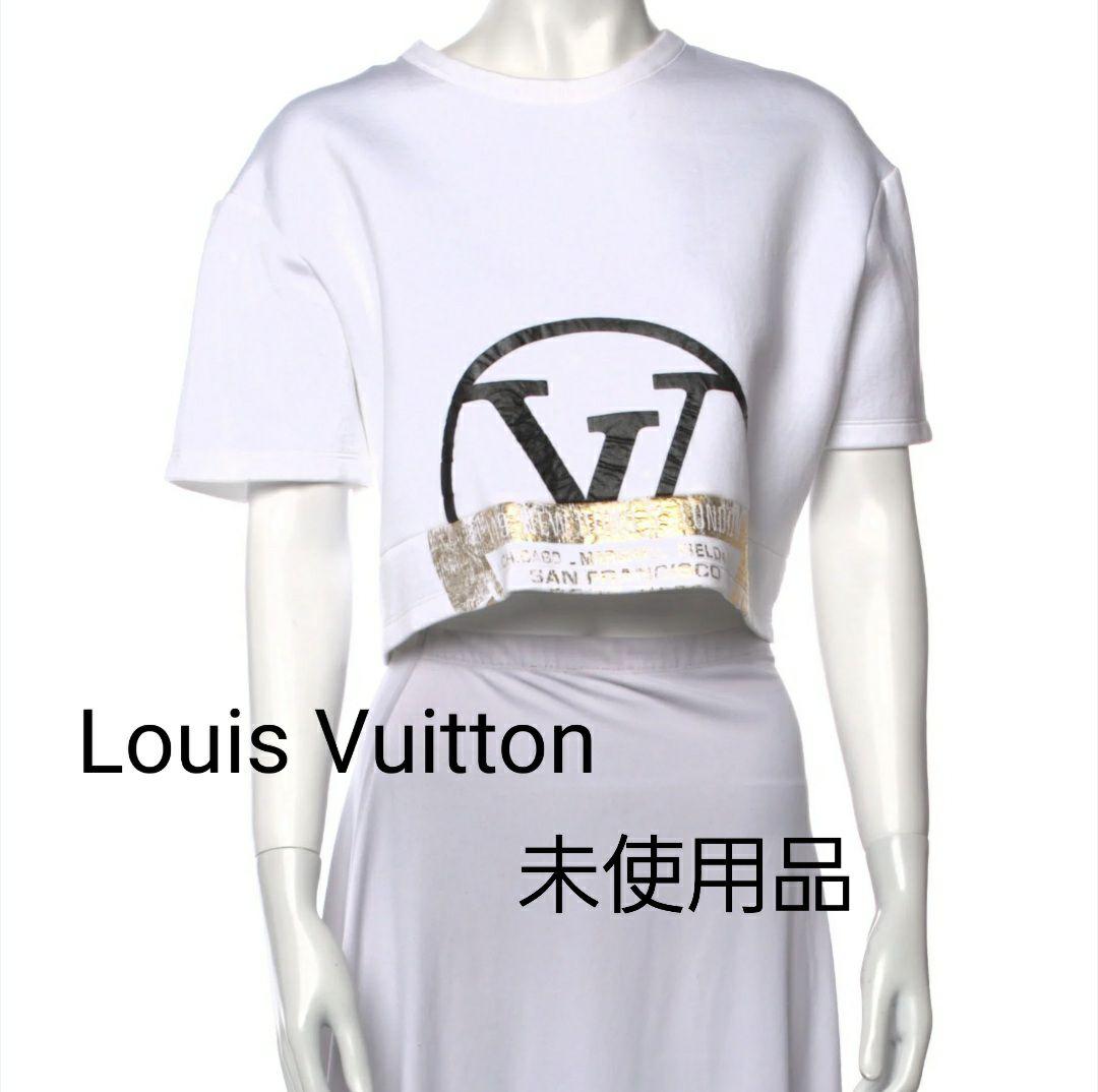 Louis Vuitton ホワイト クロップド Tシャツ M　ルイヴィトン