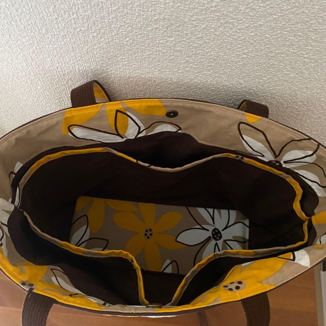 ハワイアンキルト◆トートバッグ&ポーチ２点セット◆ティアレ◆ミシンキルト