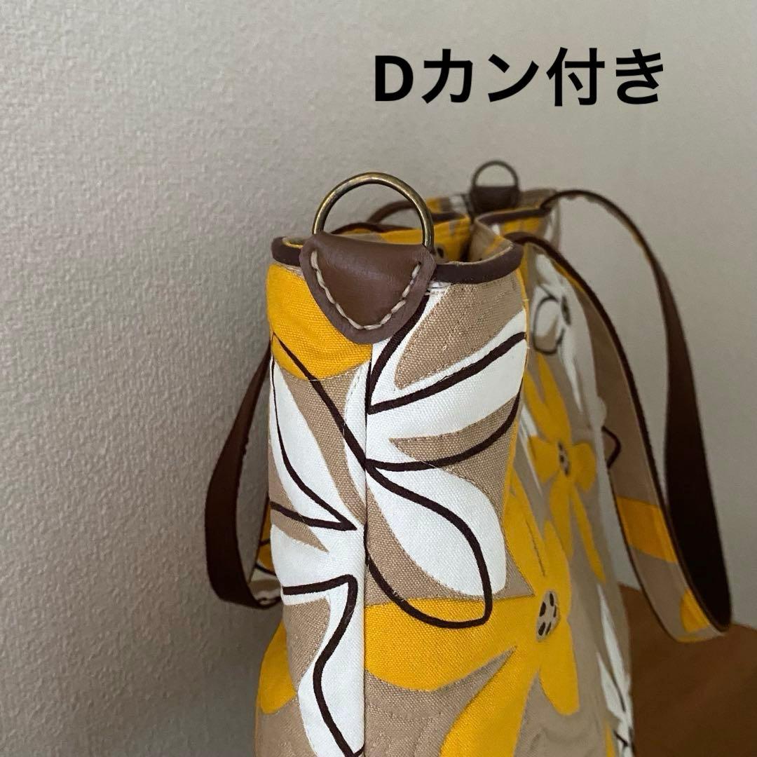 ハワイアンキルト◆トートバッグ&ポーチ２点セット◆ティアレ◆ミシンキルト