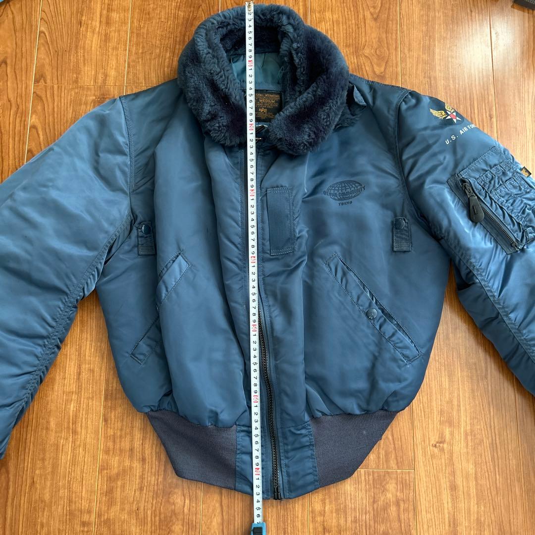 ALPHA VINTAGE B-15Cミリタリージャケット M