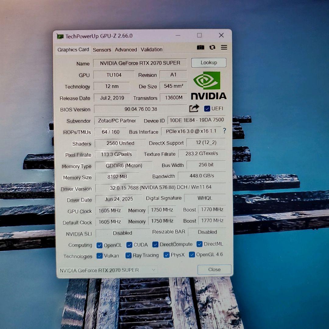 【ワイルズ非常に快適】ゲーミングPC/i7-10700K/RTX2070S