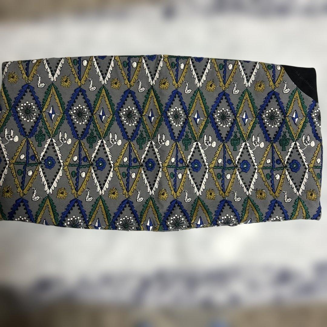 新品未使用】mina forest diamondクッションカバー　グレー