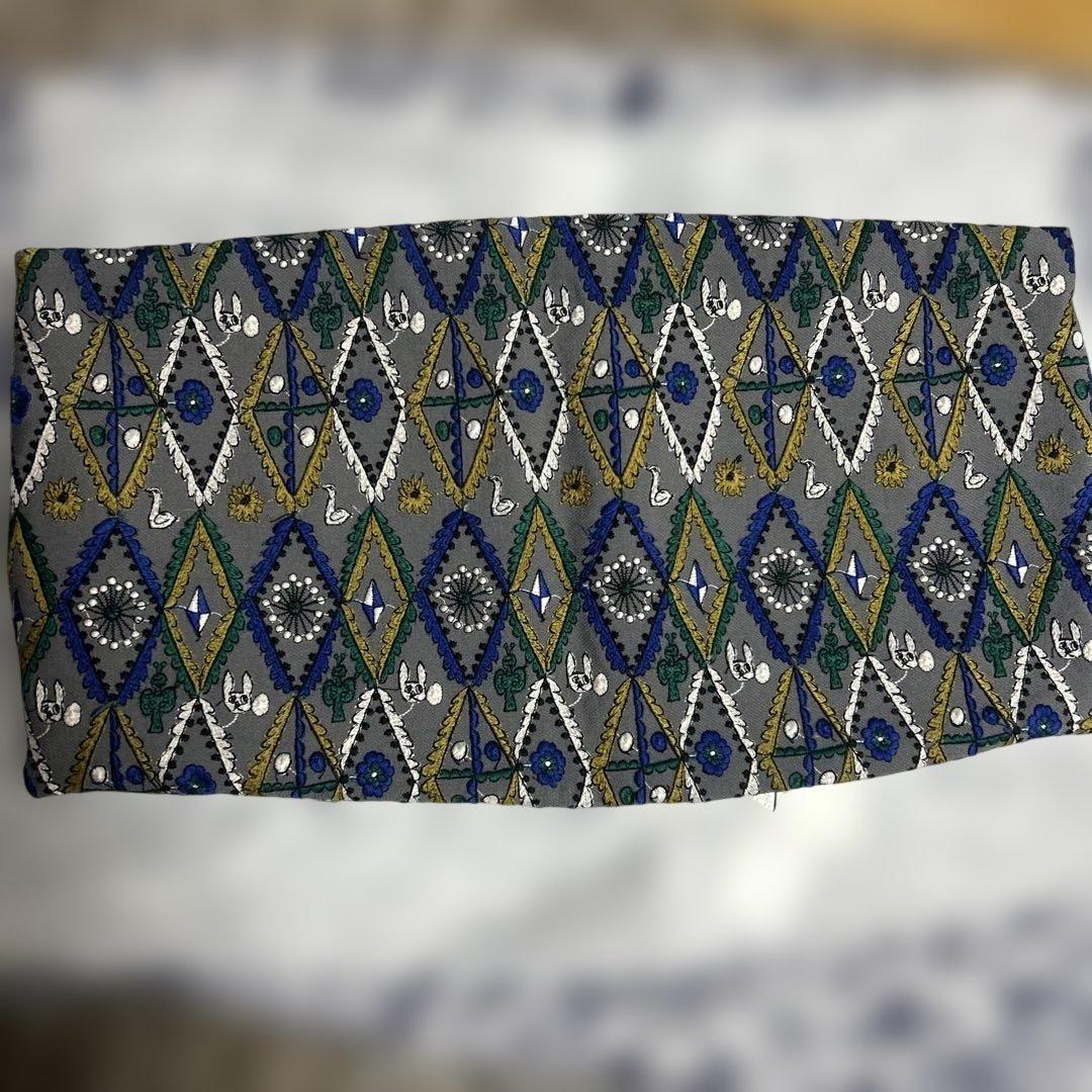 新品未使用】mina forest diamondクッションカバー　グレー