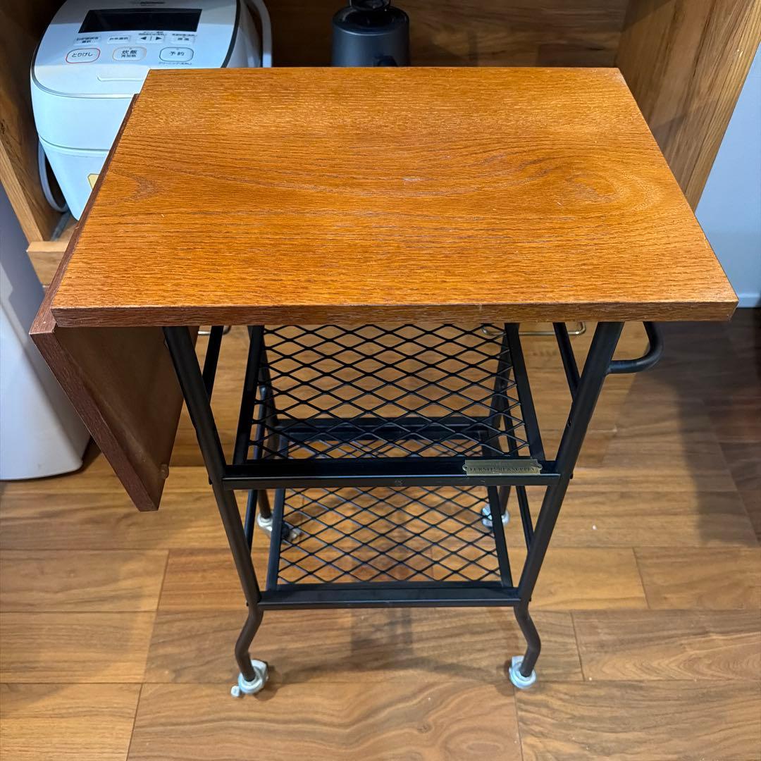 Niko and… ニコアンド キッチンワゴン キャスター付き