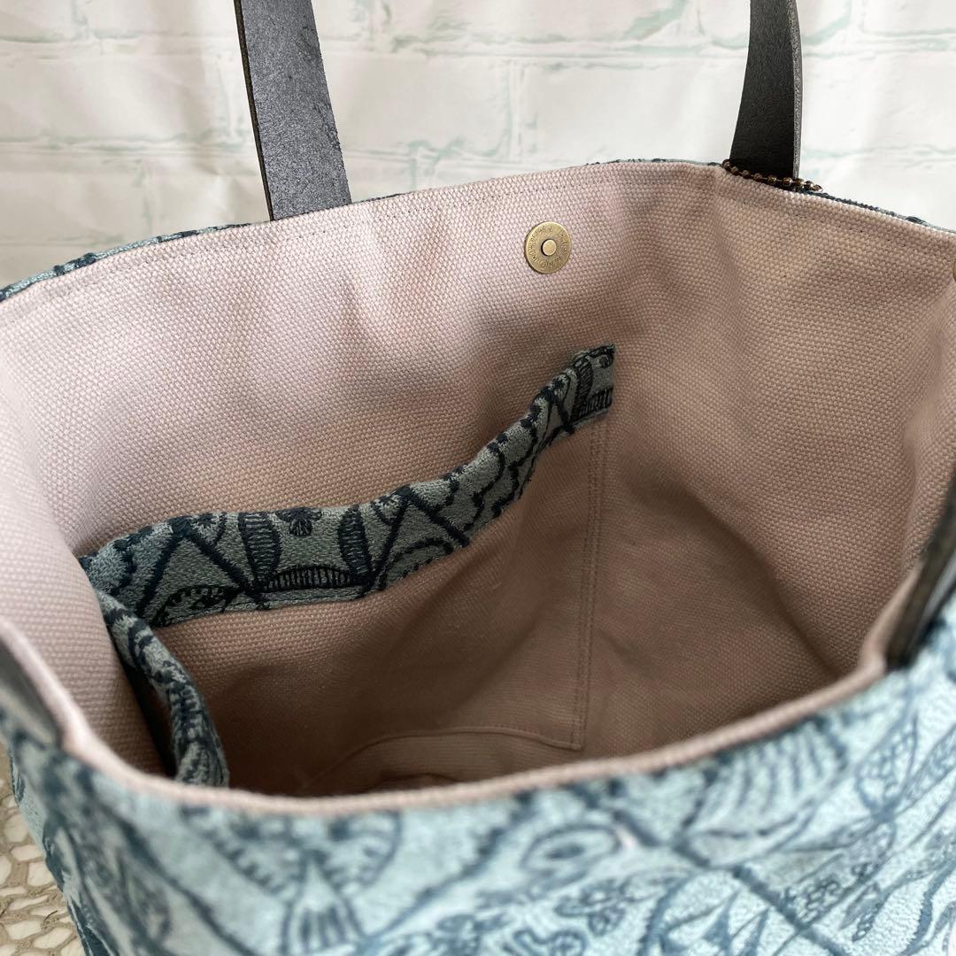 ハンドメイド　バケツトートバッグ　ミナペルホネン symphony 428