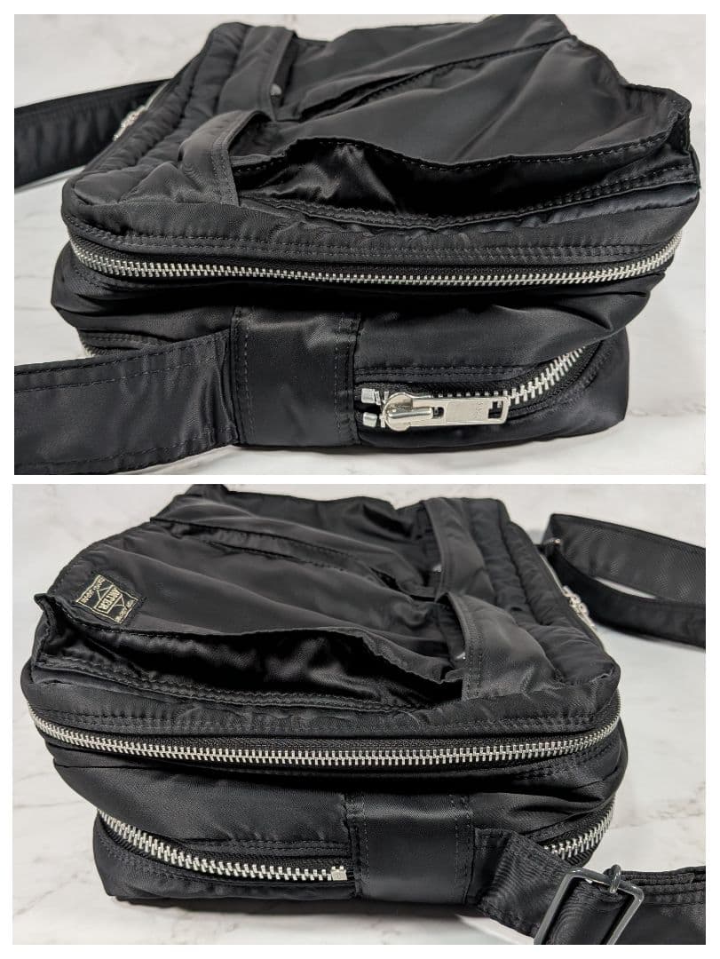 PORTER ポーター タンカー ショルダーバッグ (XL) ブラック ２層式