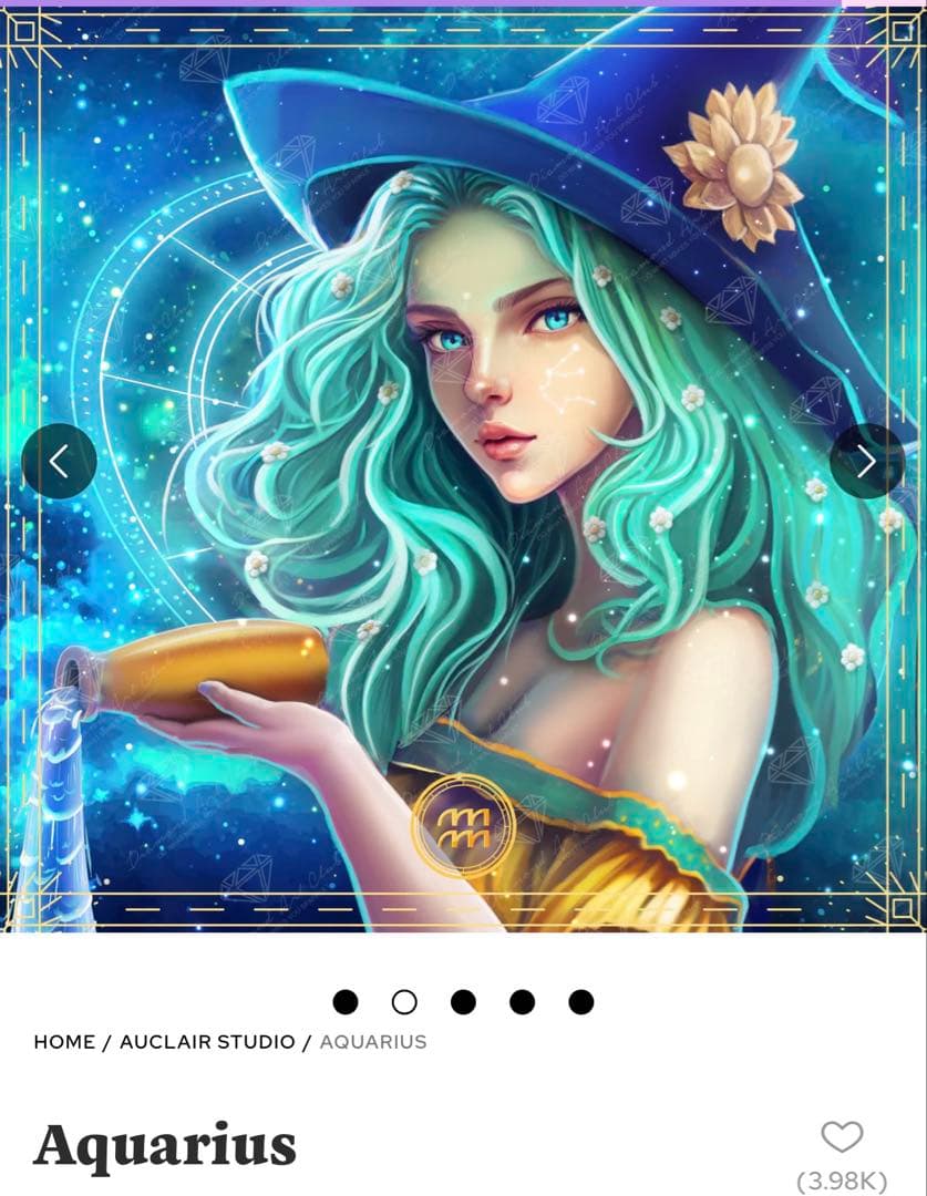 DAC ダイヤモンドアートクラブ Aquarius