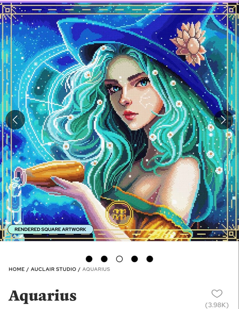 DAC ダイヤモンドアートクラブ Aquarius