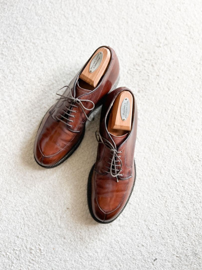 靴 ANATOMICA by Alden V-TIP CALF BROWN 6h