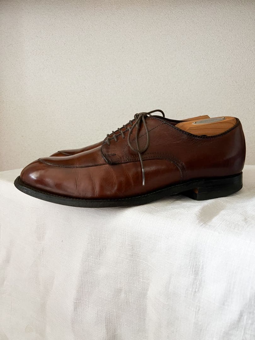 靴 ANATOMICA by Alden V-TIP CALF BROWN 6h