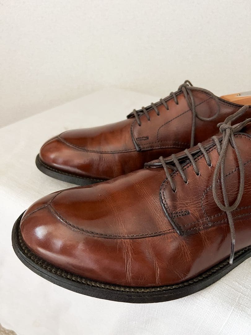 靴 ANATOMICA by Alden V-TIP CALF BROWN 6h