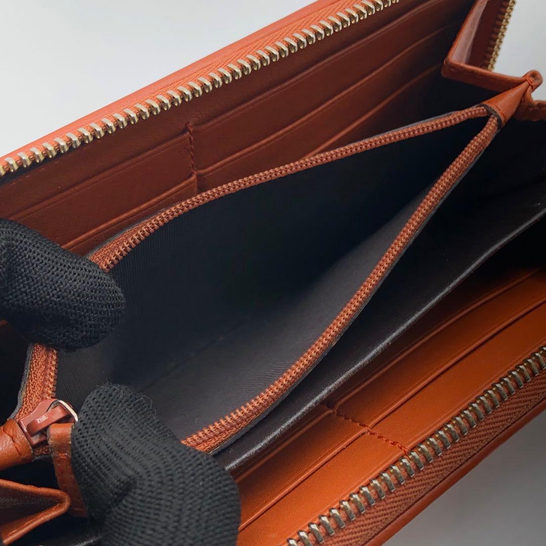 グッチ GG シマ インターロッキング 長財布 ラウンドジップ レザー