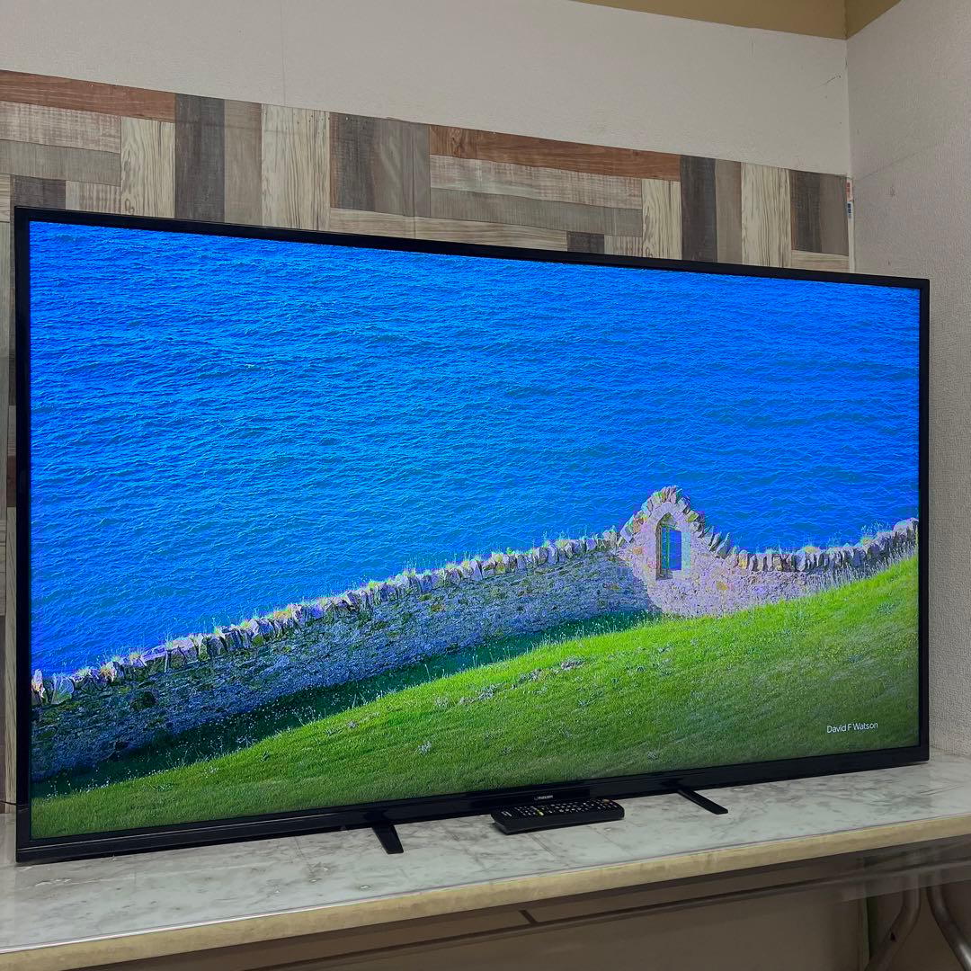 Aruさん専用直接受渡マクスゼン65型液4K晶テレビWチューナー外付HDD対応