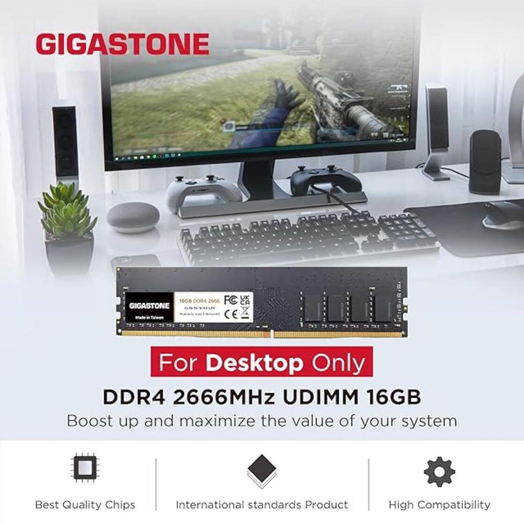 GIGASTONE 16GB×2 DDR4 2666MHz メモリ