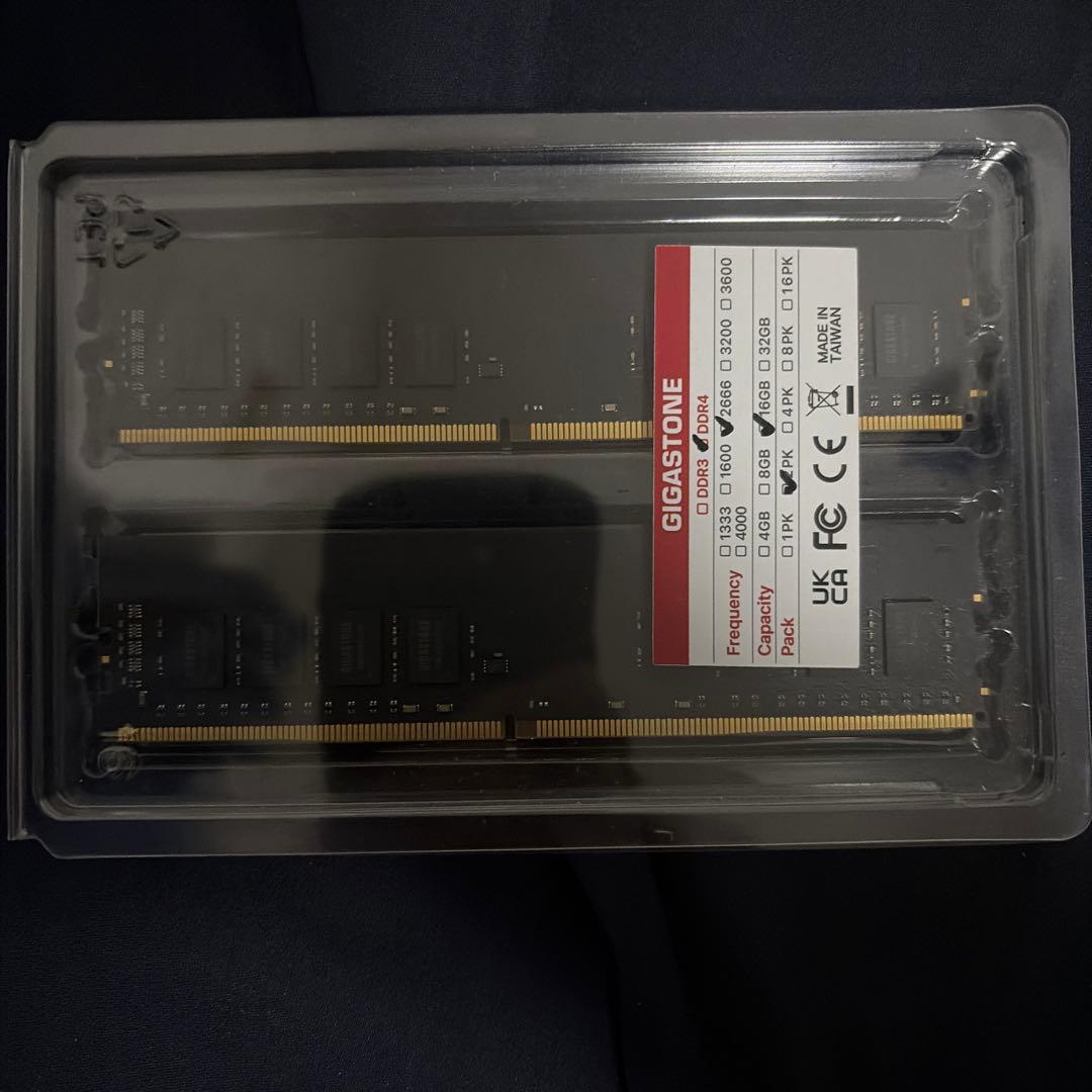 GIGASTONE 16GB×2 DDR4 2666MHz メモリ