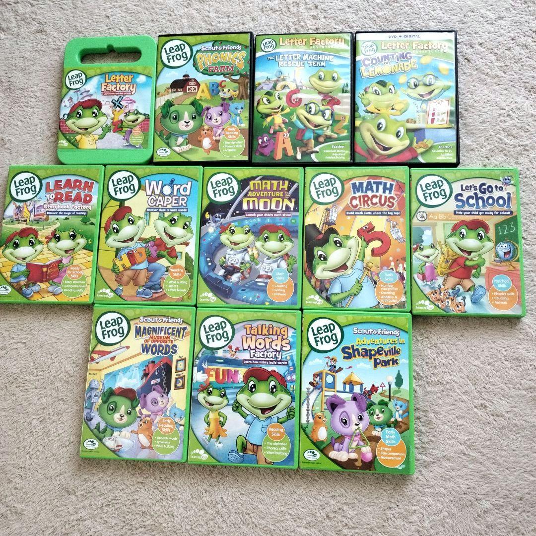 Leap Frog DVD12枚　アルファベットカード付き
