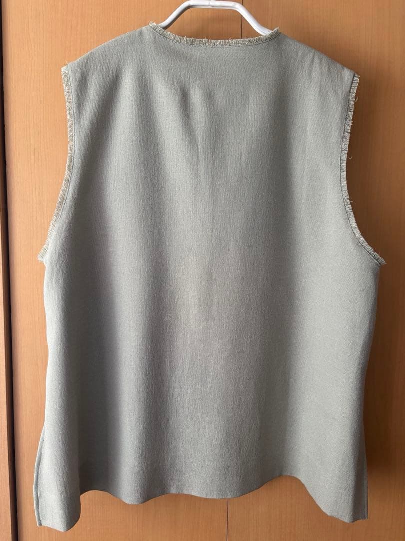 OUR 洗えるフリンジベスト