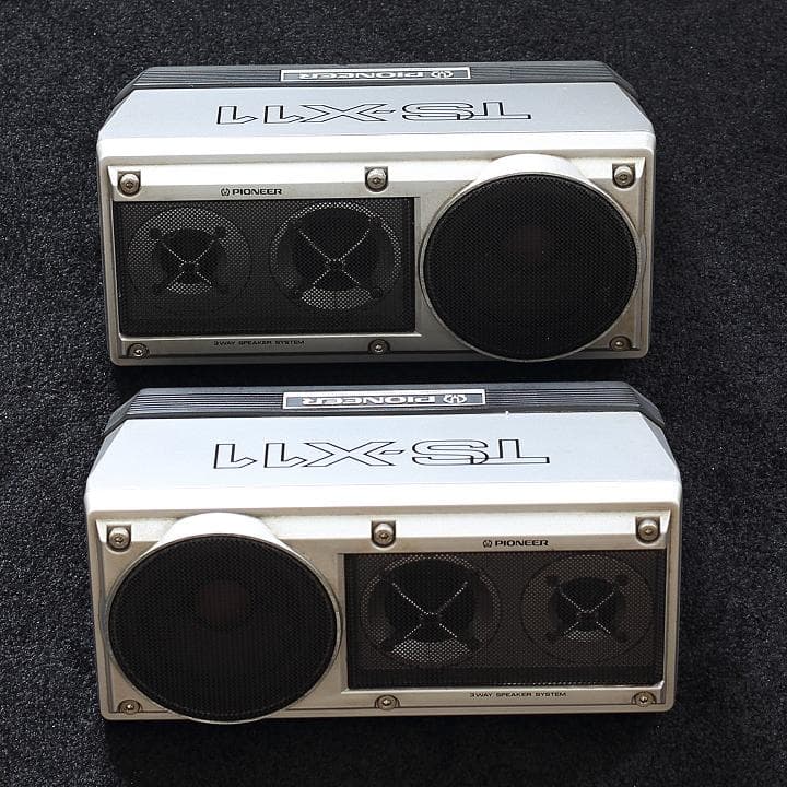 【当時物】希少 パイオニア TS-X11 ペア ロンサムカーボーイ 金属製 旧車