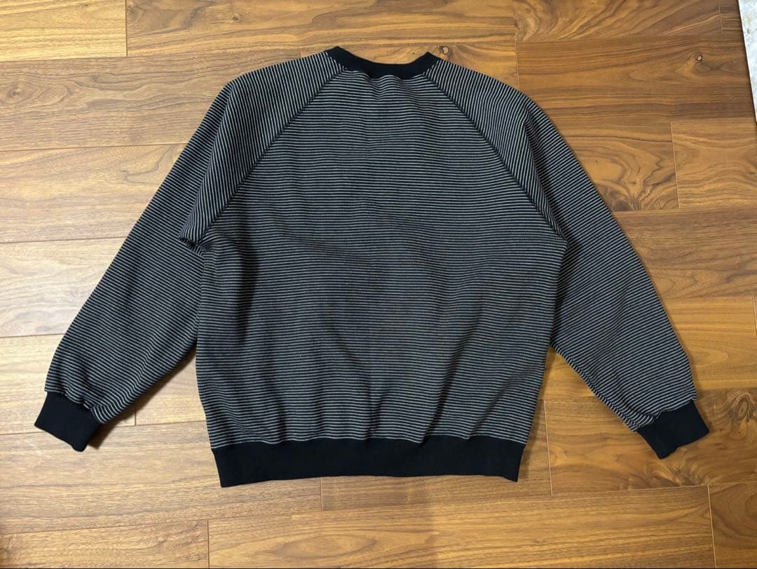 ENNOY BORDER CREW NECK SWEAT エンノイ L