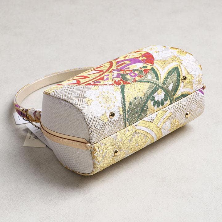 【新品】沙織謹製 草履バッグセット 24cm 古典柄 帯地 　03020