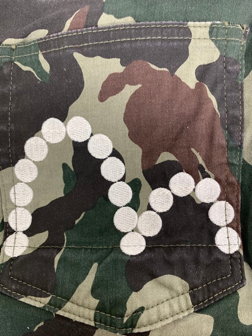 【中古】EVISU 迷彩パンツ LOT2005P SIZE34×34