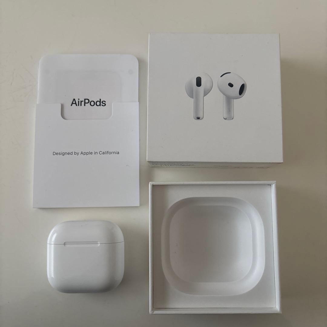 【純正・美品】AirPods 4世代　ノイズキャンセリング搭載モデル