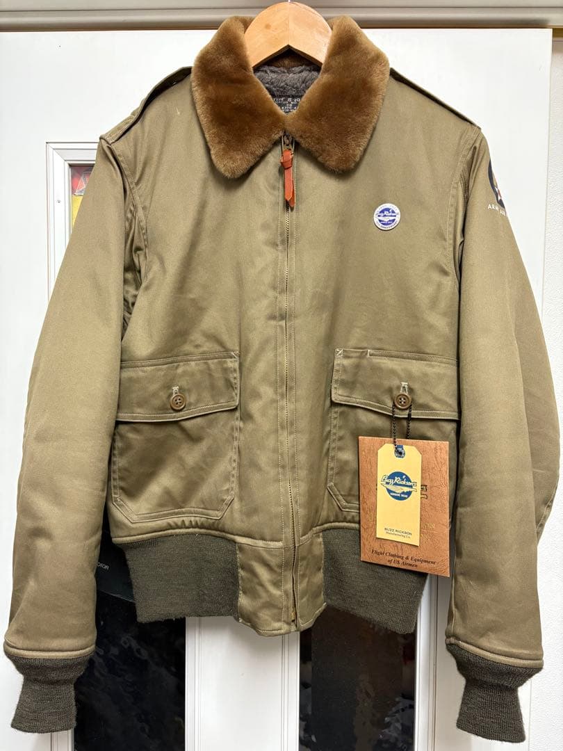 美品！バズリクソンズ　B-10 フライトジャケット 38