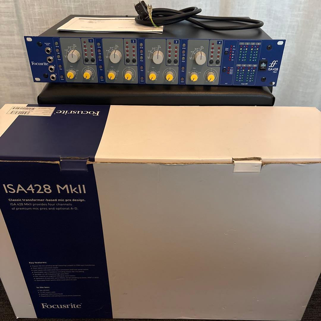 【美品】 FOCUSRITE ISA428 MKII 4chマイクプリアンプ