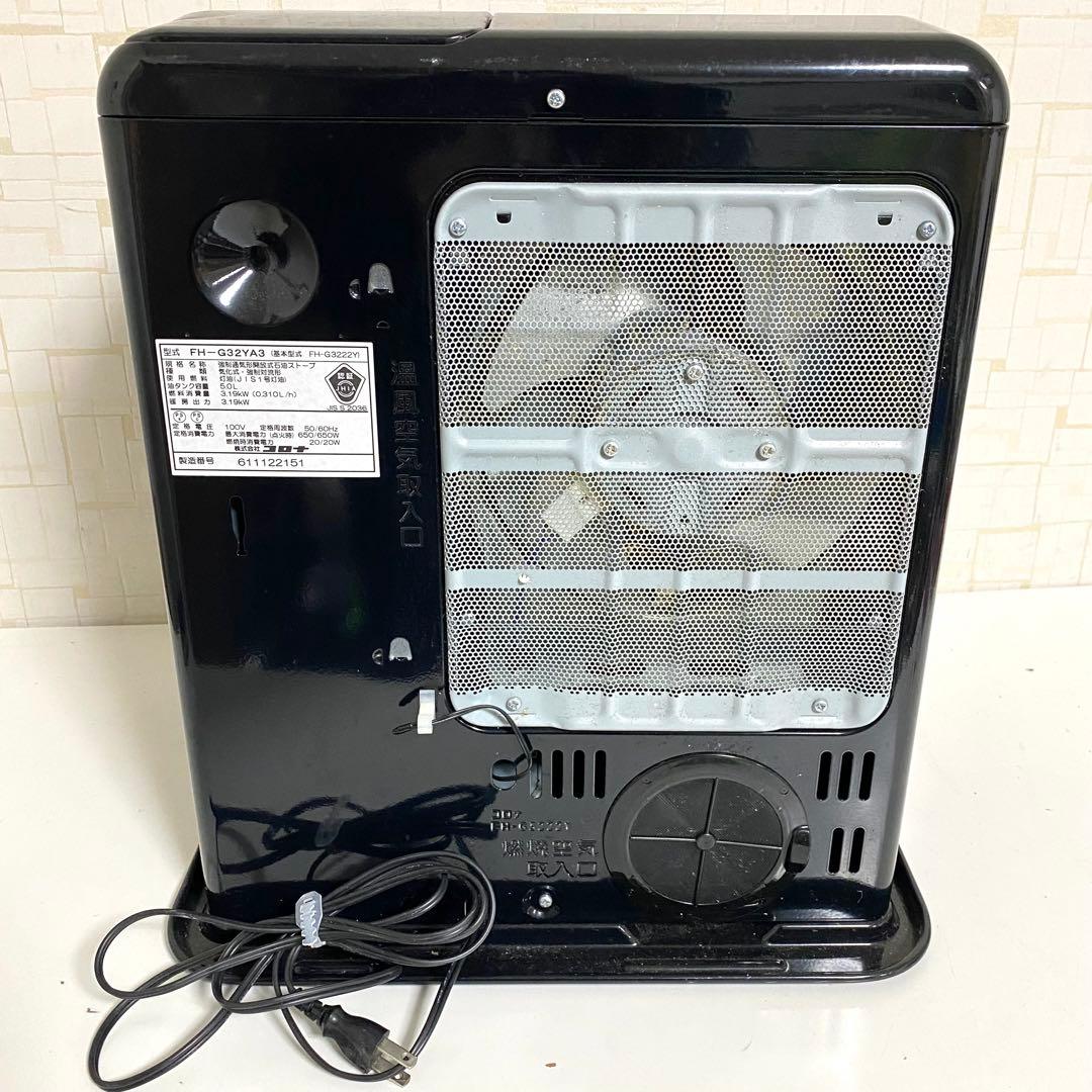 CORONA 石油ファンヒーター FH-G32YA3-K ブラック 2022年製