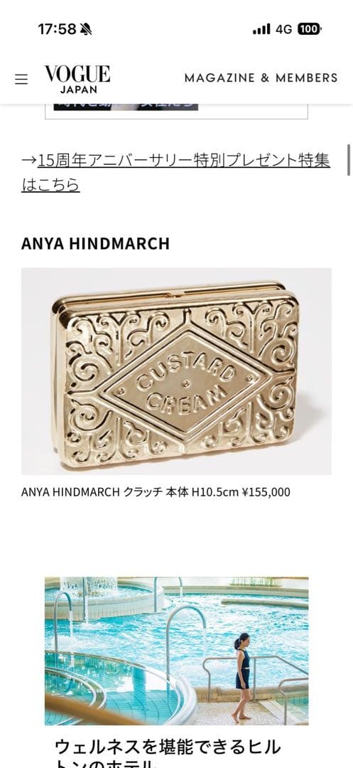 激レア ANYA HINDMARCH アニヤ お菓子モチーフ ショルダーバッグ
