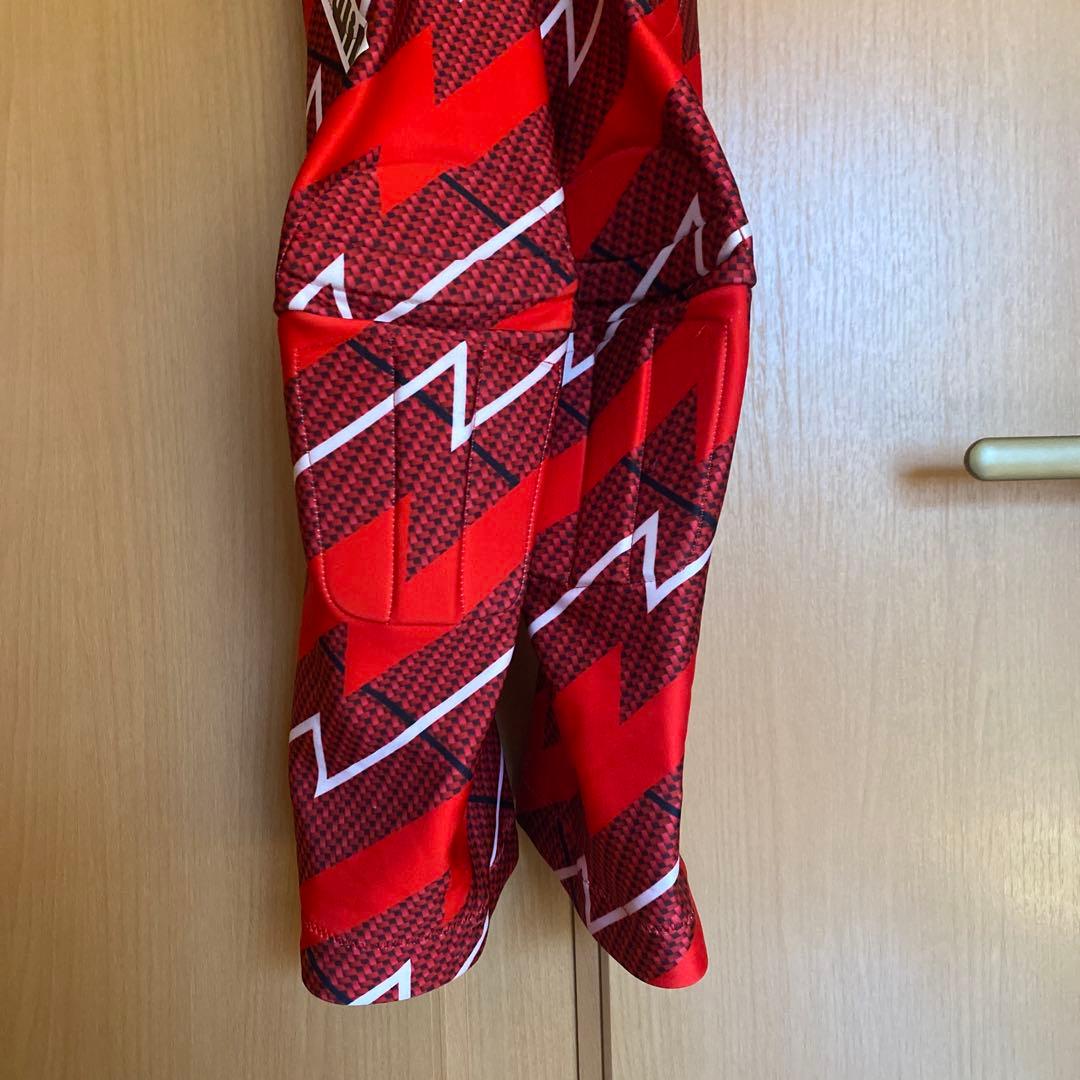 子ども用スキーウェア レッド　150 新品　ワンピース　ワンピ　スキー