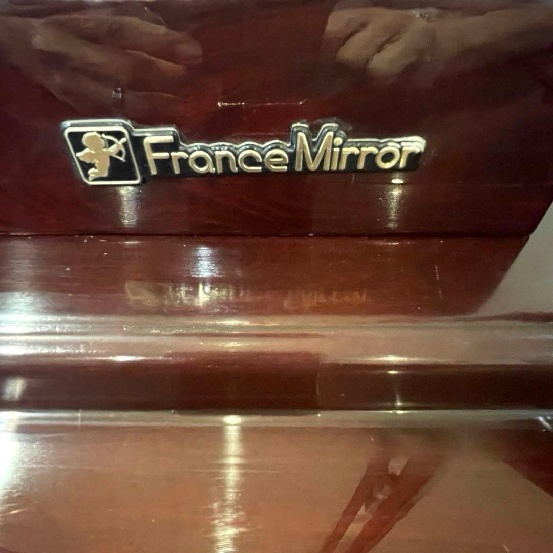 【フランスミラー】三面鏡ドレッサー 化粧台 ドレッサー 鏡台のみ（椅子は別出品）