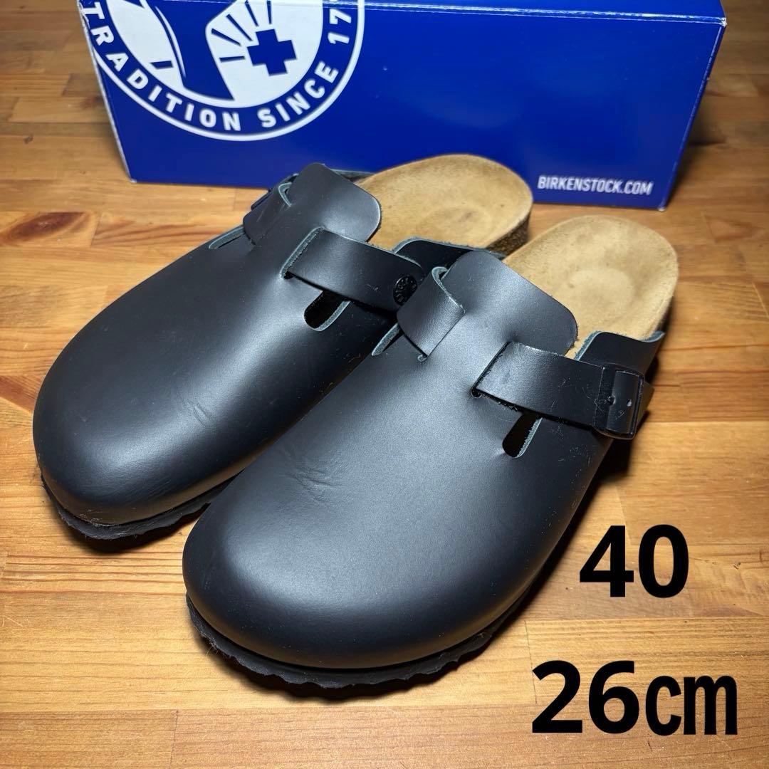 ビルケンシュトック ボストン 40 26cm ブラック
