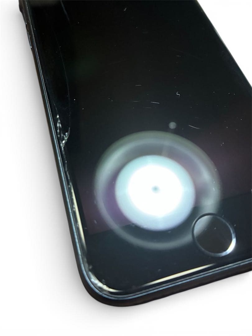 【128GB】iPhone SE 第3世代 ミッドナイトSIMフリー画面割れ有り