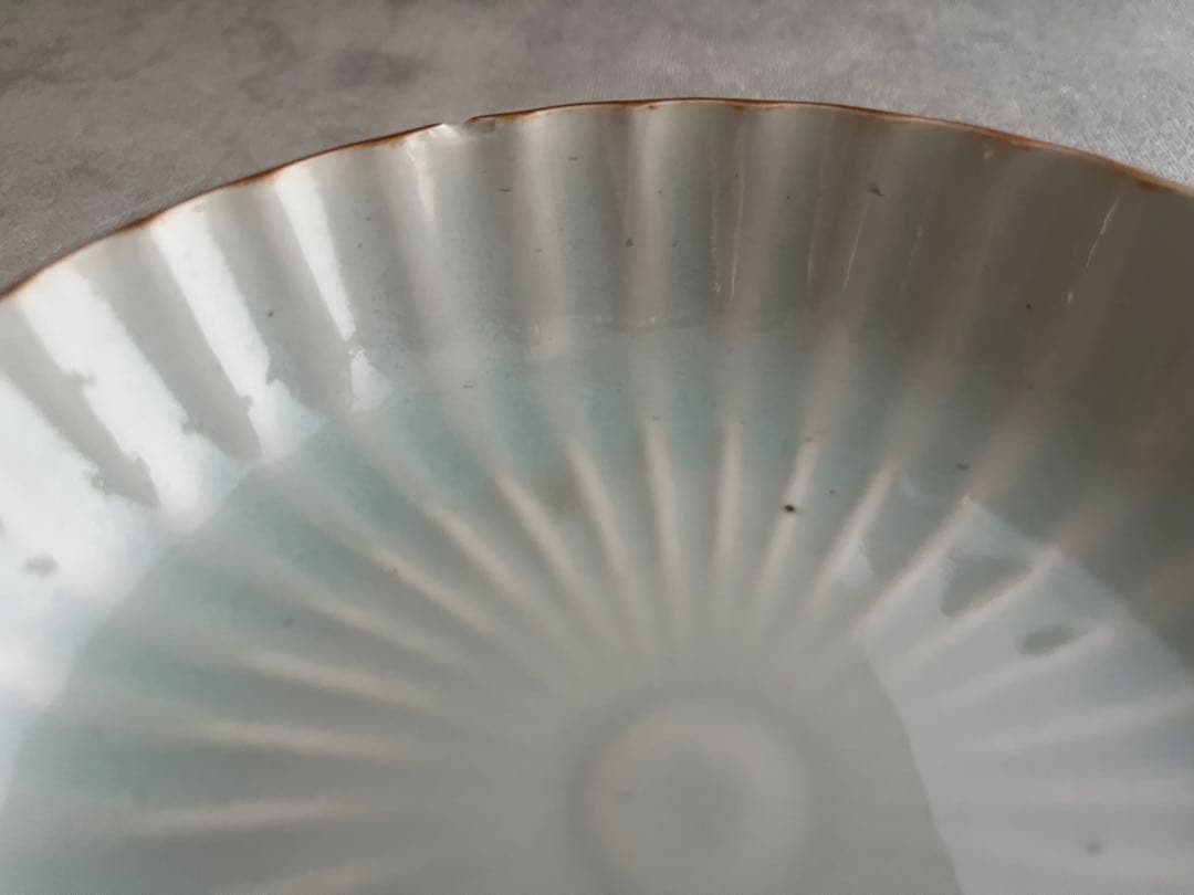 古伊万里 白磁 輪花 膾皿 なます皿 4客 江戸時代