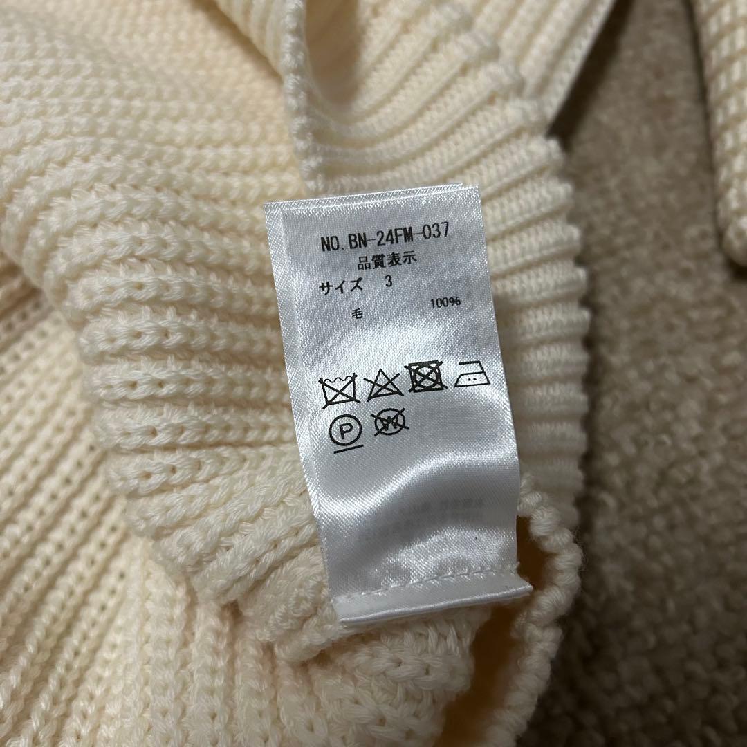 BATONER バトナー　セーター　丸首シグネチャー　3号